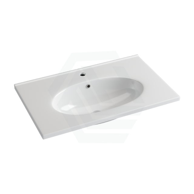 Fienza Rotondo 750Mm Ceramic Basin-Top 1 Or 3 Tap Holes Available Vanity Tops