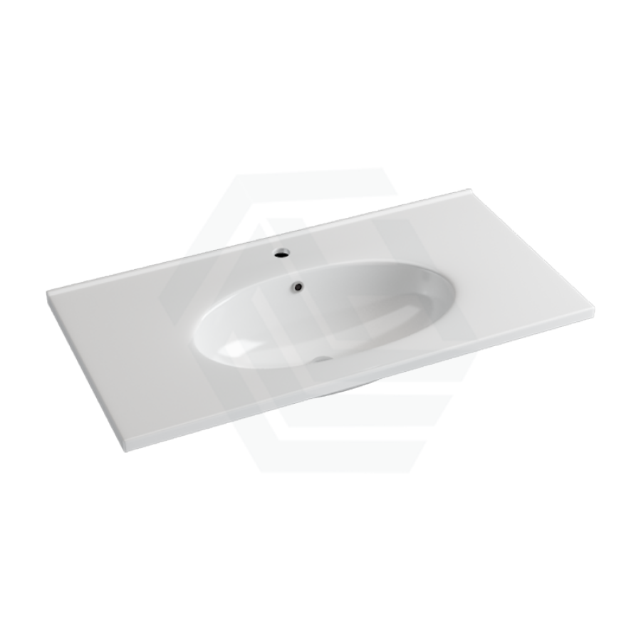 Fienza Rotondo 900Mm Ceramic Basin-Top 1 Or 3 Tap Holes Available Vanity Tops