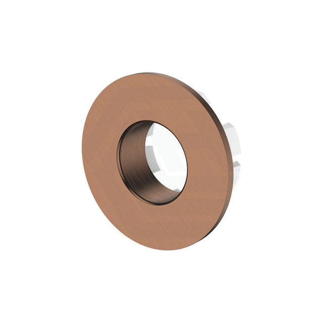 Fienza Round Overflow Ring Brushed Copper Basin Accessories