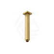 G#1(Gold) 200/400Mm Norico Square Ceiling Shower Arm Brushed Gold Arms