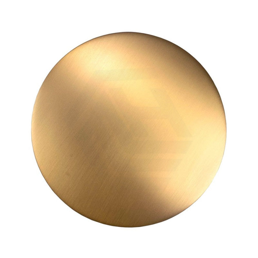 G#1(Gold) 40Mm Brushed Gold Mushroom Solid Brass Bathtub Pop Up Waste Drain No Overflow Wastes