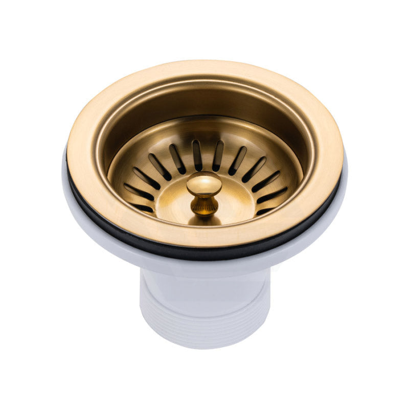 510X450X230Mm Brushed Gold Pvd Kitchen Sink Single Bowl Top/undermount