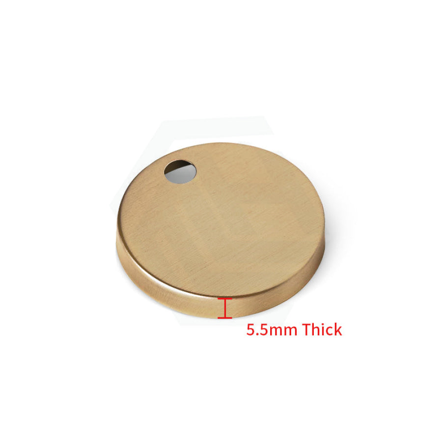 G#1(Gold) 5.5Mm Thick Brushed Gold Round Hinge Covers For Seat Cover Sc1064-5.5 Toilet Accessories