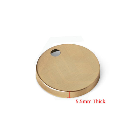 G#1(Gold) 5.5Mm Thick Brushed Gold Round Hinge Covers For Seat Cover Sc1064-5.5 Toilet Accessories