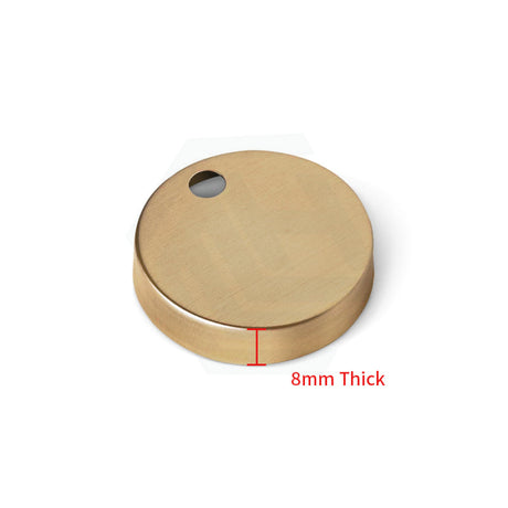 G#1(Gold) 5.5/8Mm Thick Brushed Gold Round Hinge Covers For Seat Cover 8Mm Toilet Accessories