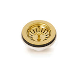 600X450X230Mm Brushed Gold Pvd 1.2Mm Handmade Top/undermount Single Bowl Kitchen Sink Stainless