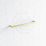 G#1(Gold) 630/830Mm Thermogroup 12V Round Single Bar Heated Towel Rail Brushed Gold Rails