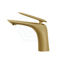 G#1(Gold) Norico Bellino Brushed Gold Solid Brass Mixer Tap For Basins Short Basin Mixers