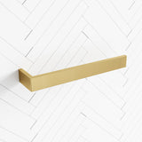 G#1(Gold) Norico Cavallo Square Brushed Gold Towel Holder 255Mm Stainless Steel 304 Wall Mounted