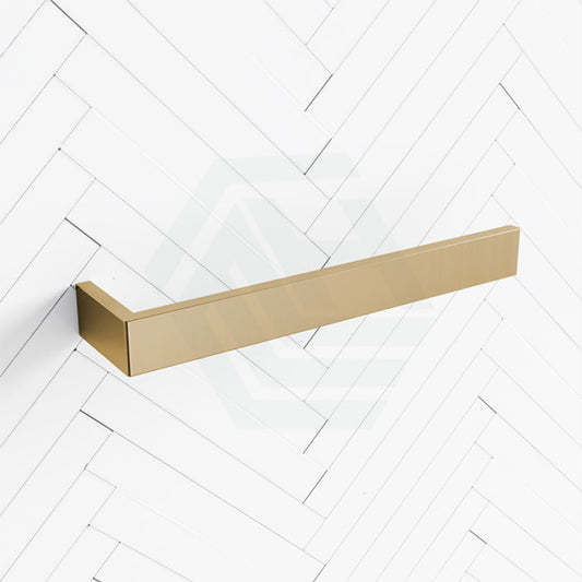 G#1(Gold) Norico Cavallo Square Brushed Gold Towel Holder 255Mm Stainless Steel 304 Wall Mounted