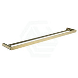 Norico Esperia 600/800Mm Brushed Yellow Gold Double Towel Rail Stainless Steel 304 Wall Mounted