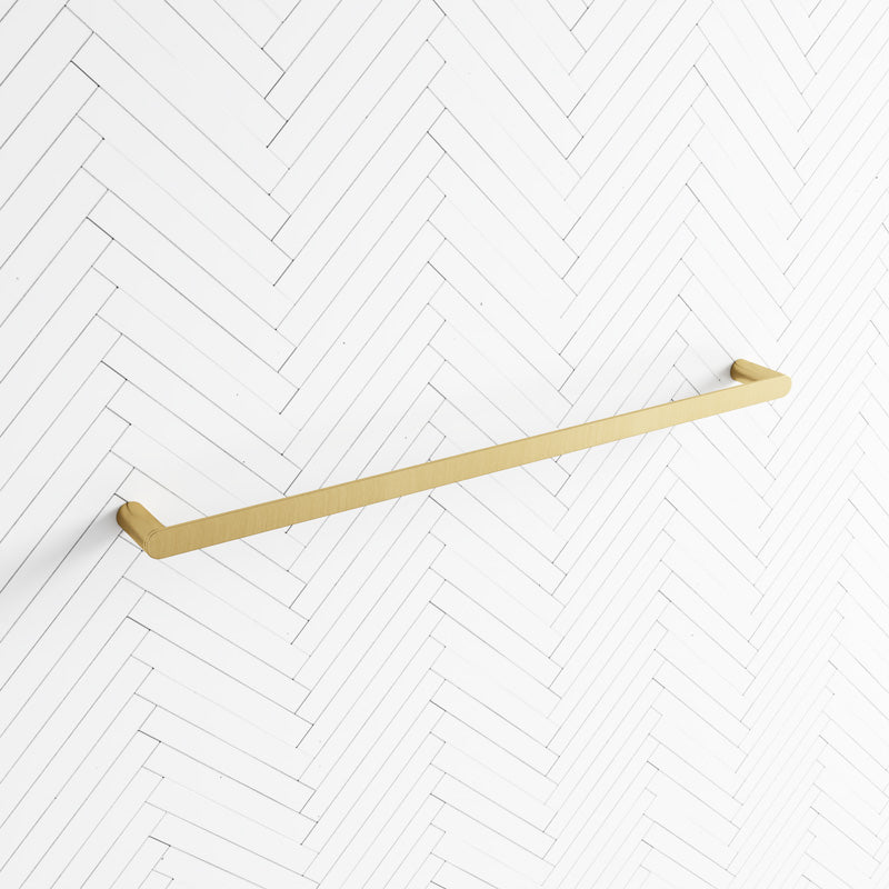 G#1(Gold) Norico Esperia 600/800Mm Brushed Gold Single Towel Rail Stainless Steel 304 Wall Mounted