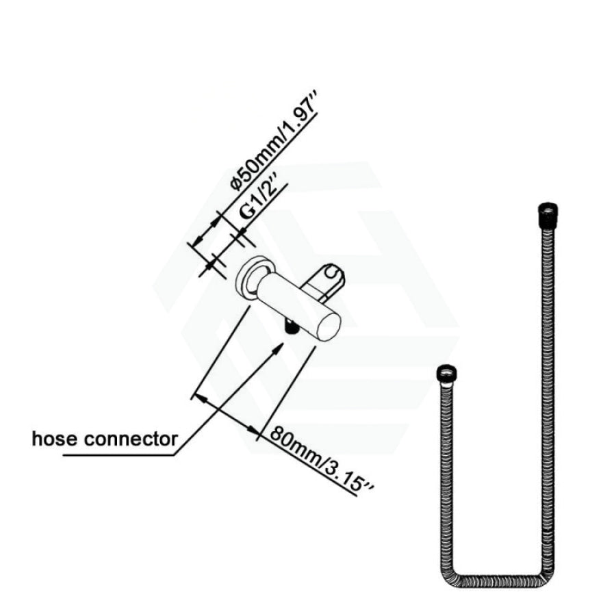 Round Chrome 3 Functions Handheld Shower With Wall Bracket Set Bathroom Products