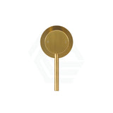 Norico Round Brushed Yellow Gold Shower/bath Wall Mixer Solid Brass 65Mm Cover Plate Bathroom