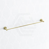 Norico Round Brushed Yellow Gold Single Towel Rack Rail 780Mm Stainless Steel 304 Bathroom Products