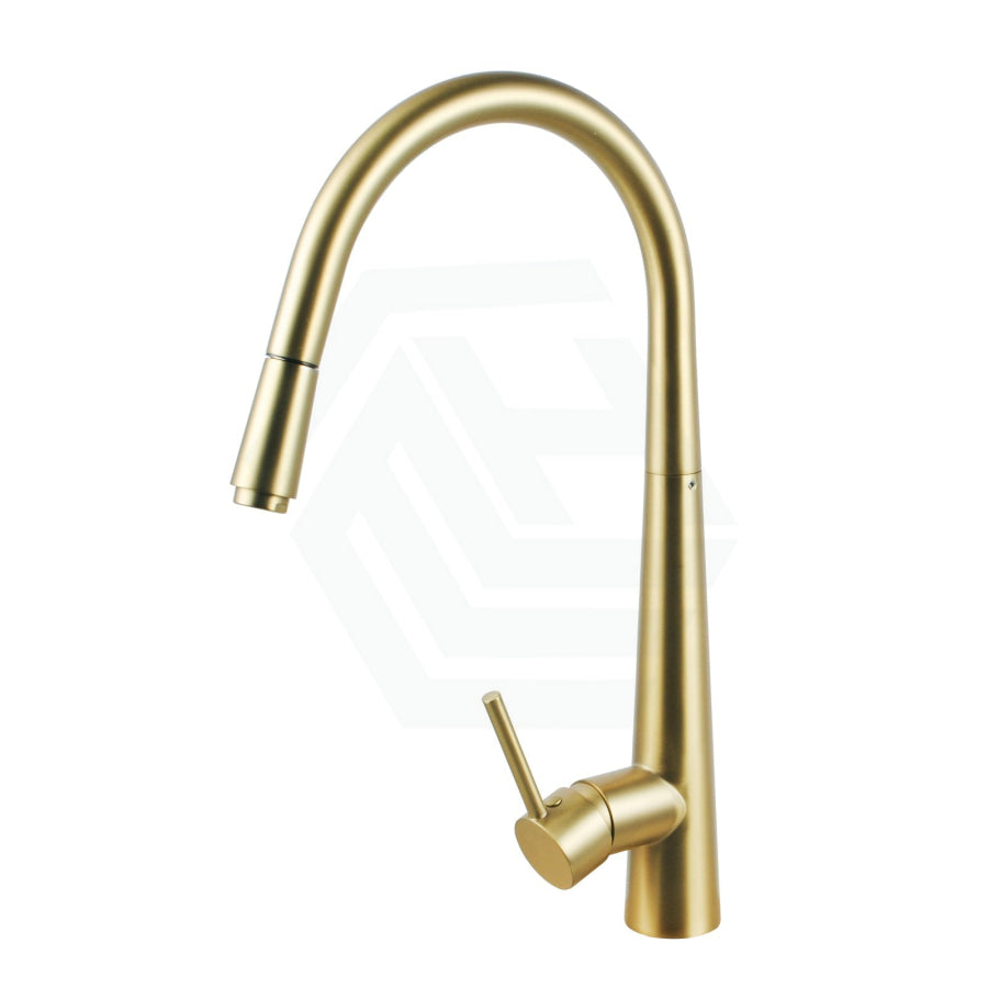 Norico Round Brushed Yellow Gold 360° Swivel Pull Out Kitchen Sink Mixer Tap Products