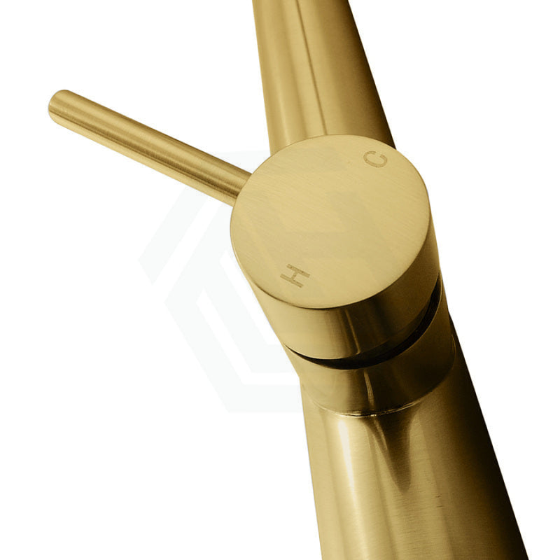 Norico Round Brushed Yellow Gold 360° Swivel Pull Out Kitchen Sink Mixer Tap Products