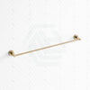 G#1(Gold) Norico Round Brushed Gold Single Towel Rack Rail 780Mm Stainless Steel 304 Rails