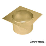 300-3000Mm Lauxes Matte Gold Shower Grate Drain Aluminium Next Generation 14 Any Size Indoor Outdoor