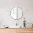 G#2(Gold) 600/800Mm Bathroom Gold Framed Round Mirror Wall Mounted Mirrors