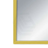 G#2(Gold) 600X900Mm Brushed Gold Aluminum Framed Arch Wall Mirror Vertical Or Horizontal Mirrors