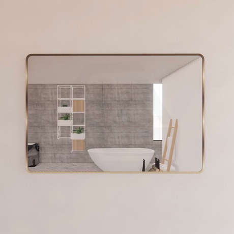 G#2(Gold) 750/800/900/1200Mm Bathroom Gold Framed Rectangle Mirror Wall Mounted Vertical/Horizontal