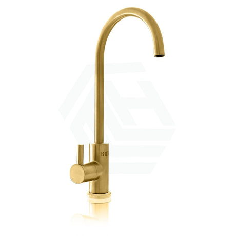 Billi Instant Filtered Water On Tap B1000 With Round Slimline Dispenser Urban Brass None Filter Taps