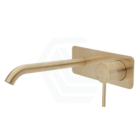 G#2(Gold) Fienza 200Mm Outlet Kaya Wall Basin/Bath Mixer With Spout Urban Brass Brushed Gold Mixers