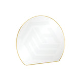 G#2(Gold) Fienza 690/800Mm Sunrise Round Urban Brass Special Shape Framed Wall Mirror Mirrors