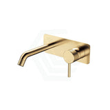 G#2(Gold) Fienza Axle 160/200Mm Outlet Urban Brass Basin/Bath Wall Mixer Dress Kit Only Soft Square