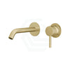 G#2(Gold) Fienza Axle 160/200Mm Urban Brass Wall Basin Bath Mixer Set Small Round Plates Bath/Basin