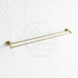 G#2(Gold) Fienza Axle 900Mm Double Towel Rail Urban Brass Brushed Gold Rails