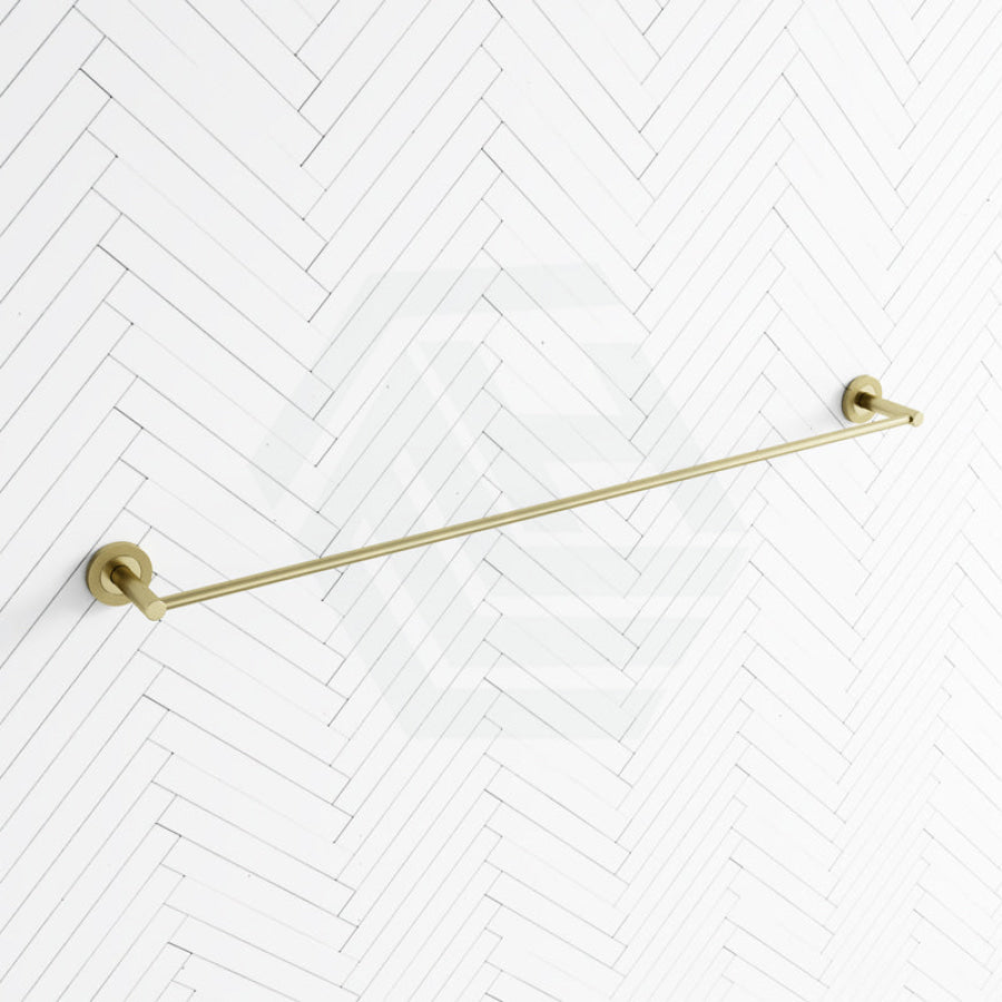 G#2(Gold) Fienza Axle 900Mm Single Towel Rail Urban Brass Brushed Gold Rails