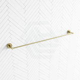 G#2(Gold) Fienza Axle 900Mm Single Towel Rail Urban Brass Brushed Gold Rails