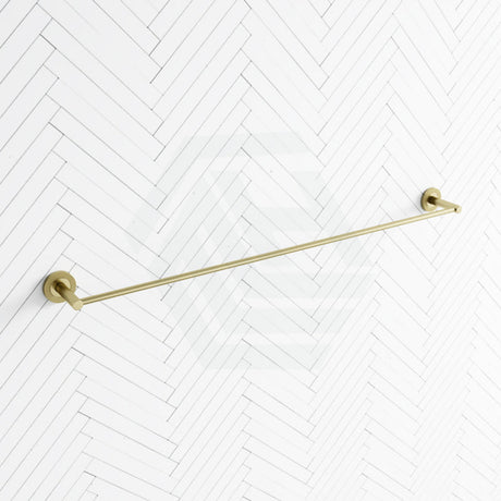 G#2(Gold) Fienza Axle 900Mm Single Towel Rail Urban Brass Brushed Gold Rails