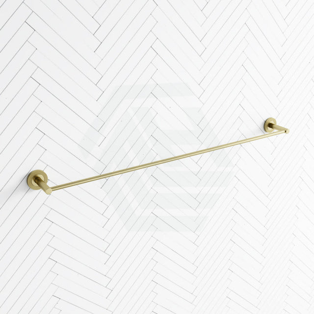 G#2(Gold) Fienza Axle 900Mm Single Towel Rail Urban Brass Brushed Gold Rails