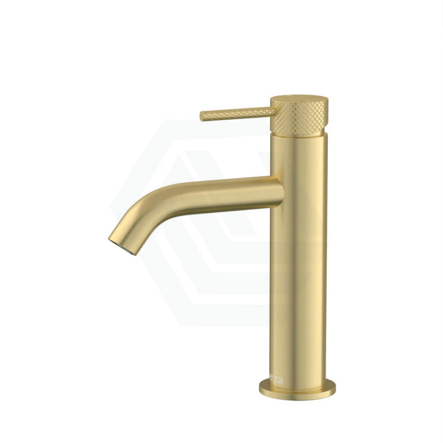 G#2(Gold) Fienza Axle Solid Brass Basin Mixer Urban Short Mixers