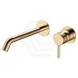 G#2(Gold) Fienza Axle Urban Brass Basin/Bath Wall Mixer Dress Kit Only Small Round Plates 200Mm