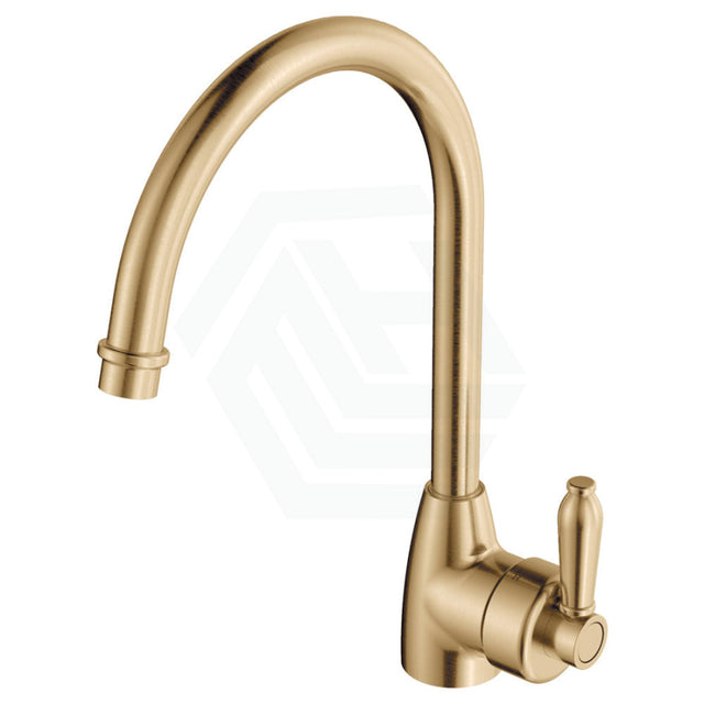 Eleanor Gooseneck Sink Mixer Urban Brass