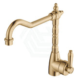 Eleanor Shepherds Crook Urban Brass Sink Mixer