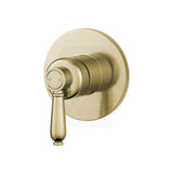 G#2(Gold) Fienza Eleanor Wall Mixer Urban Brass/Ceramic Handle Brushed Gold Mixers