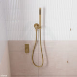 G#2(Gold) Fienza Isabella Urban Brass Hand Shower With Round Plate Handheld Sets