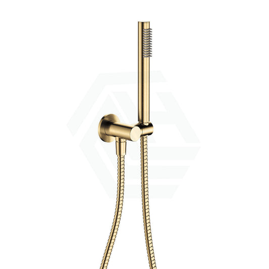 G#2(Gold) Fienza Isabella Urban Brass Hand Shower With Round Plate Handheld Sets