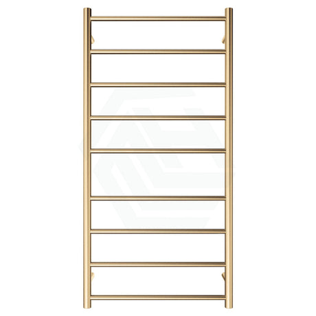 Fienza Isabella Urban Brass Heated Towel Rail 600 X 1200Mm 9 Bars Rails