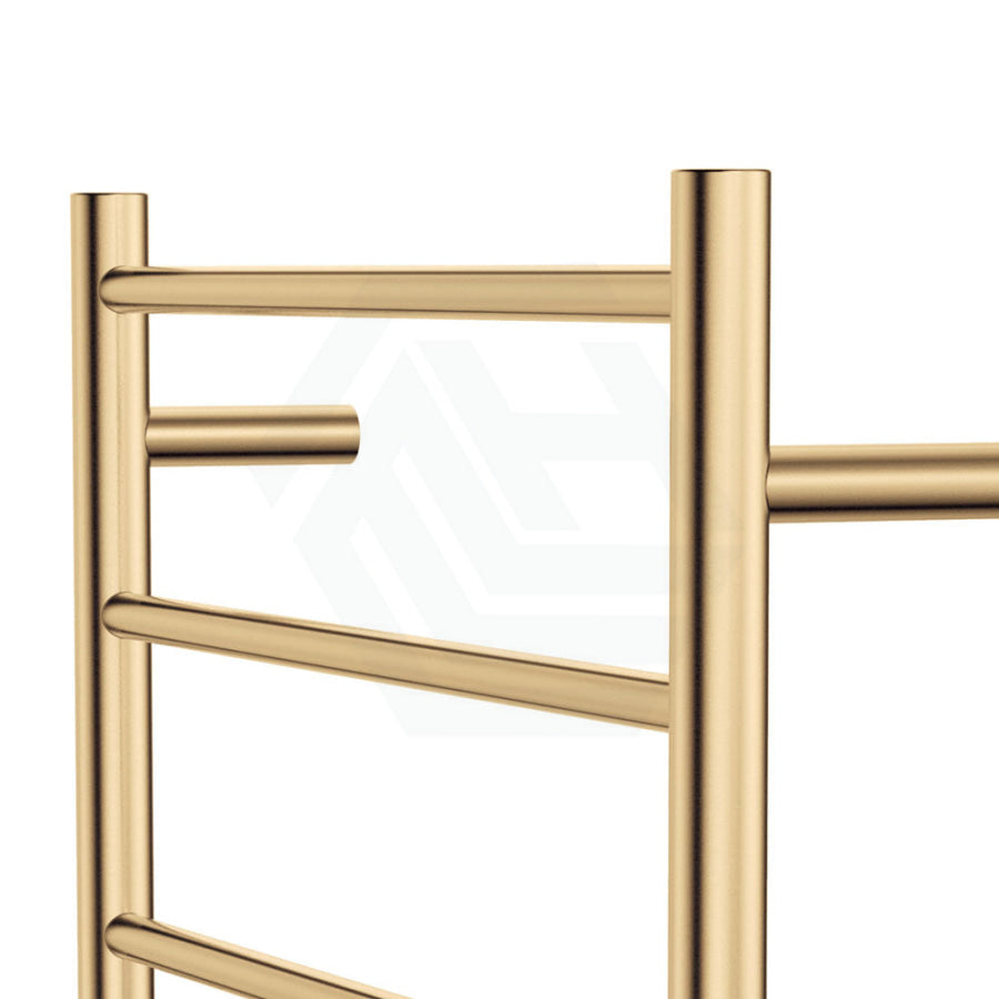 Fienza Isabella Urban Brass Heated Towel Rail 600 X 1200Mm 9 Bars Rails