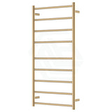 Fienza Isabella Urban Brass Heated Towel Rail 600 X 1200Mm 9 Bars Rails