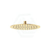 G#2(Gold) Fienza Kaya 250Mm Pvd Urban Brass Round Shower Head Heads