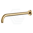 G#2(Gold) Fienza Kaya 400Mm Round Urban Brass Shower Arm Arms