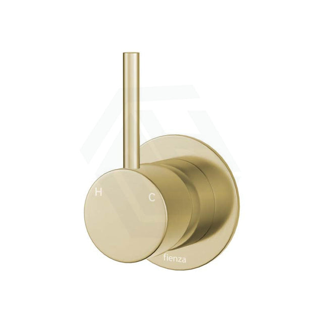 G#2(Gold) Fienza Kaya 65Mm Wall Mixer Urban Brass For Shower And Bathtub Mixers