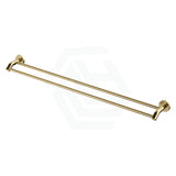 Fienza Kaya 900mm Double Towel Rail, Urban Brass